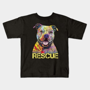 Embrace the Bulldog Rescue Revolution: Transforming Lives, One Wag at a Time! Kids T-Shirt